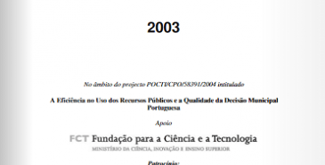 Anuário Financeiro dos Municípios Portugueses 2003